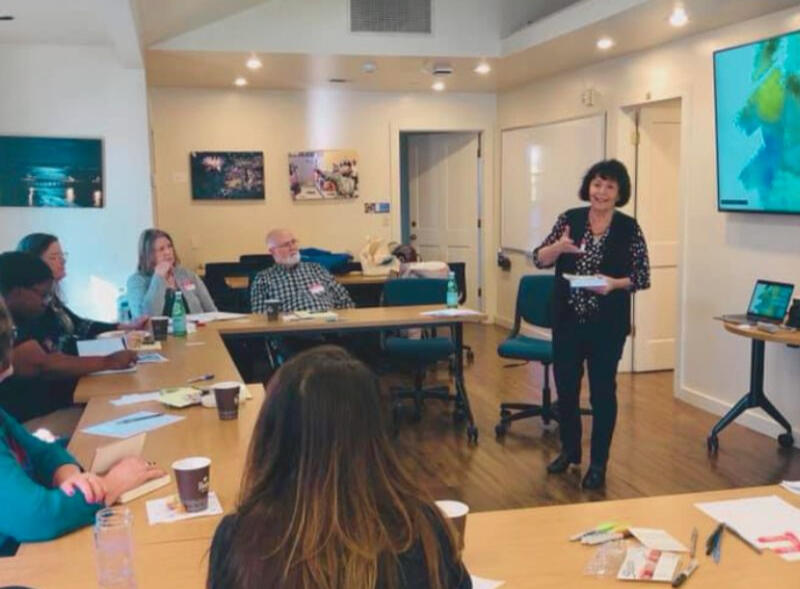 Aging Creatively Course Nükhet Kardam teaching in Monterey, California